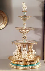 Minton Tischmittelstück von Jeannot, 1851